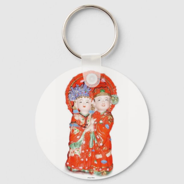 Llavero Keychain de parejas casadas feliz # 2 (Anverso)