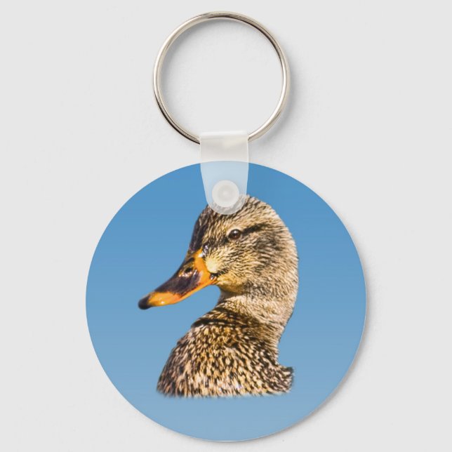 Llavero Keychain de pato mallard (Anverso)