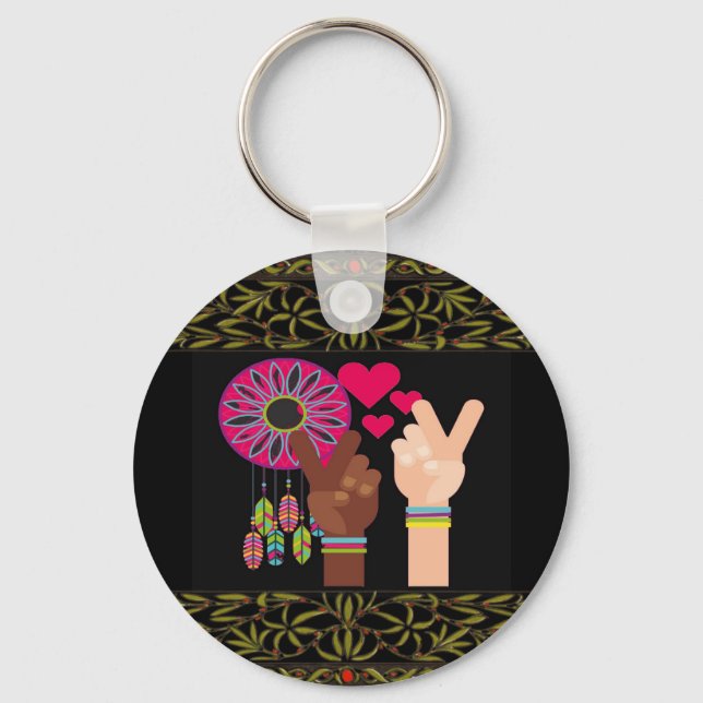 Llavero Keychain de paz (Anverso)