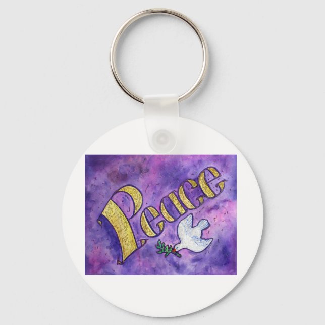 Llavero Keychain de paz (Anverso)
