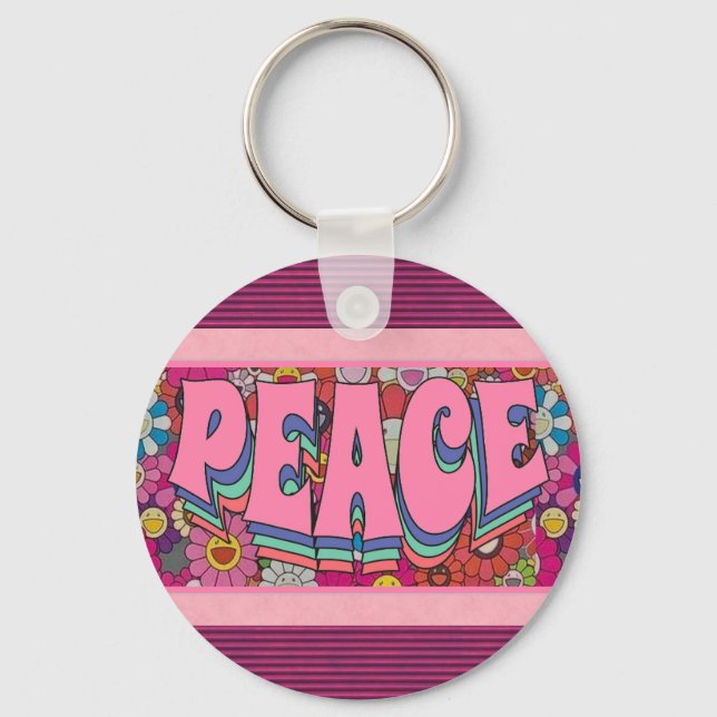 Llavero Keychain de paz (Anverso)