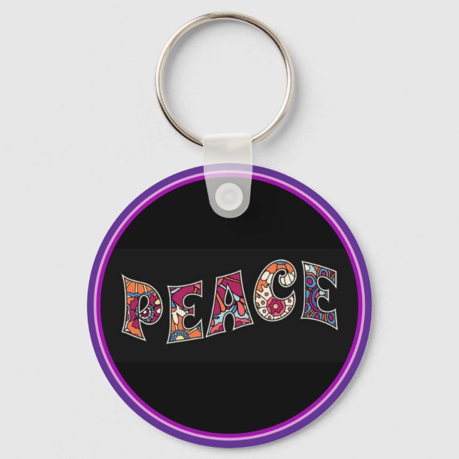 Llavero Keychain de paz (Anverso)
