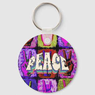 Llavero Keychain de paz