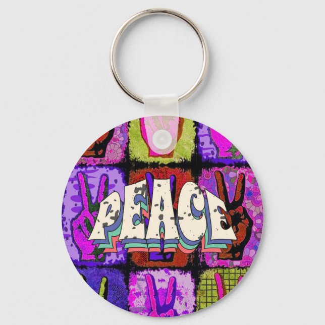 Llavero Keychain de paz (Anverso)