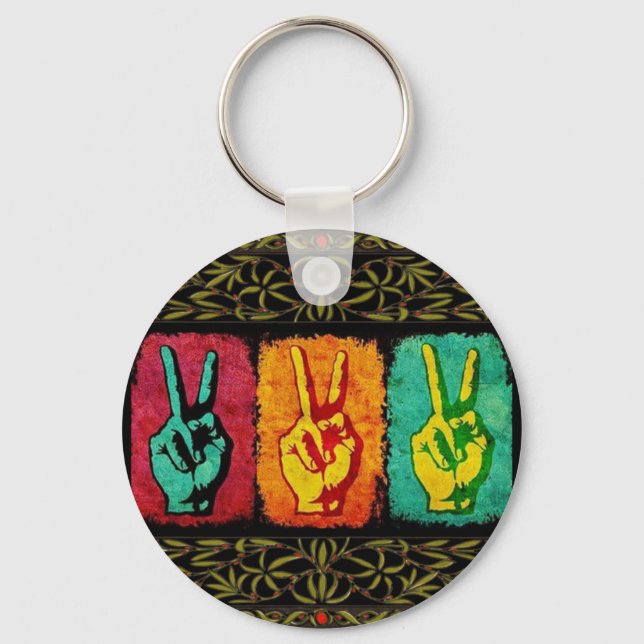 Llavero Keychain de paz (Anverso)