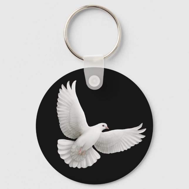 Llavero Keychain de Peace Dove (Anverso)