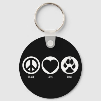 Llavero Keychain de Peace Love Dogs
