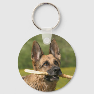 Llavero Keychain de perro pastor alemán
