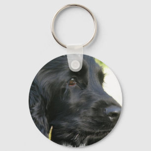 Llavero Keychain de perros españoles de Cocker negro