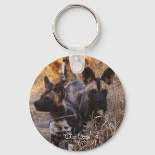 Llavero Keychain de perros salvajes