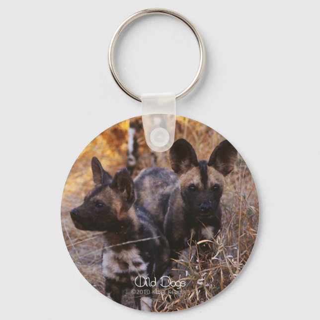 Llavero Keychain de perros salvajes (Anverso)