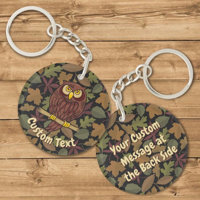Llavero Keychain de Personalizado de búho (Subido por el creador)