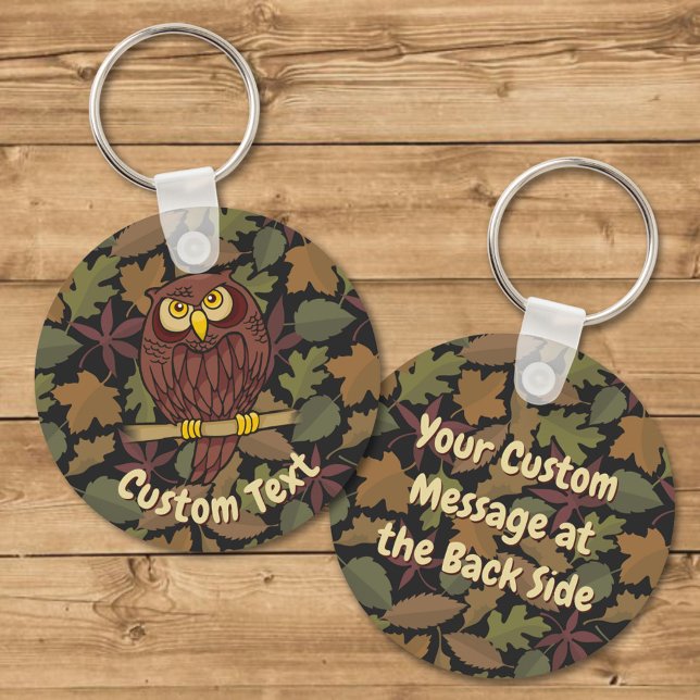Llavero Keychain de Personalizado de búho (Subido por el creador)