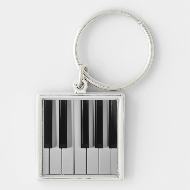 Llavero Keychain de Personalizado de teclado de piano (Frente)