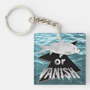 Llavero Keychain de pescado o desvanecimiento