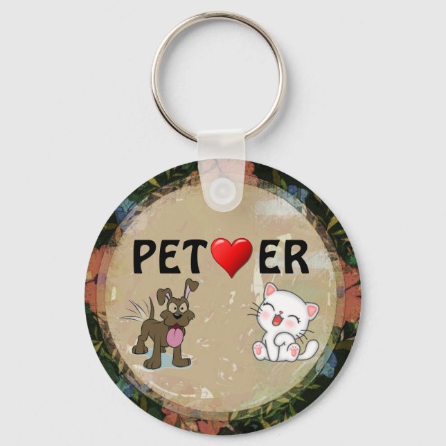 Llavero Keychain de Pet Lover (Anverso)