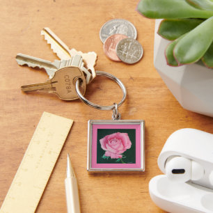 Llavero Keychain de Petals rosados
