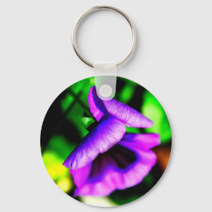Llavero Keychain de pintura de flores