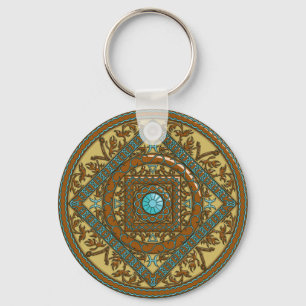 Llavero Keychain de Pisces Mandala