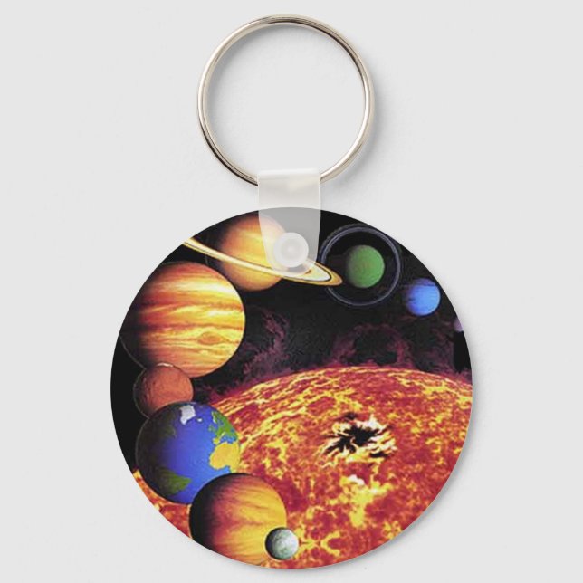 Llavero Keychain de Planetas de Sistema Solar (Anverso)