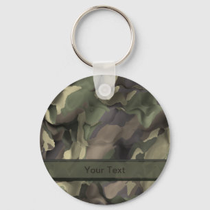 Llavero Keychain de plantilla de camuflaje