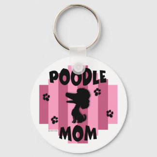 Llavero Keychain de Poodle Mom