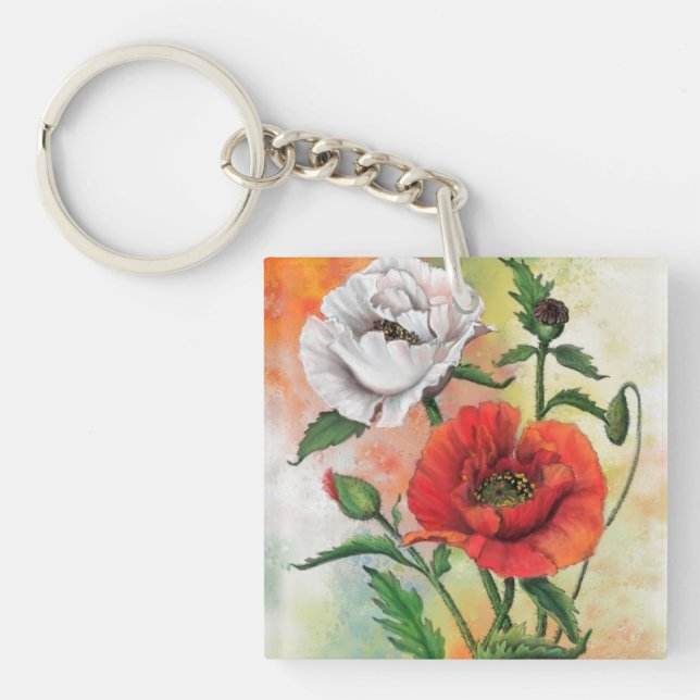 Llavero Keychain de Poppies (Frente)