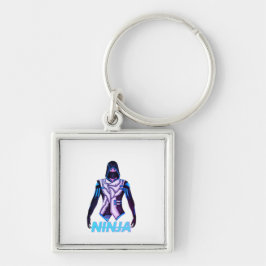 Llavero Keychain de potencia Ninja - Carácter audaz de las