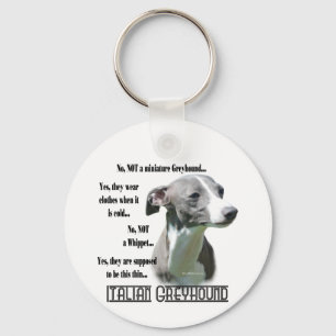 Llavero Keychain de preguntas frecuentes de Greyhound