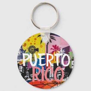 Llavero Keychain de Puerto Rico
