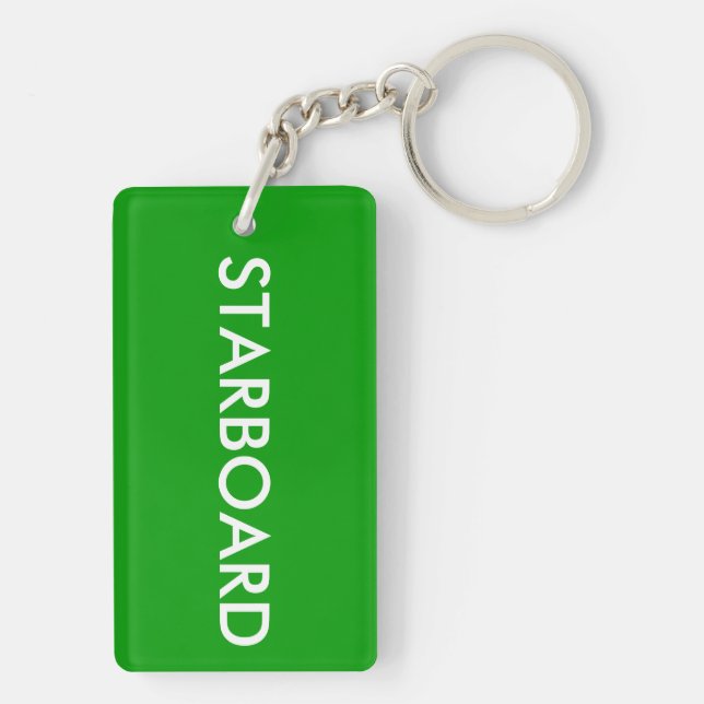 Llavero Keychain de puerto/Starboard (Atrás)