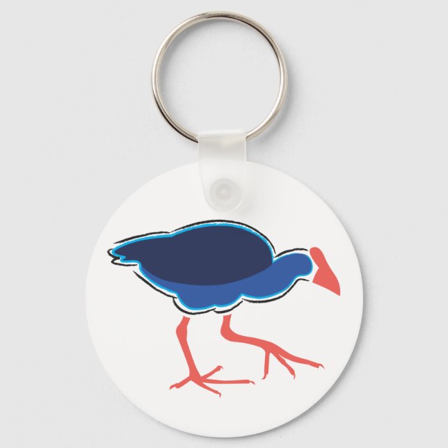 Llavero Keychain de Pukeko (Anverso)