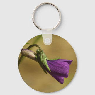 Llavero Keychain de Purple Love (flor púrpura)
