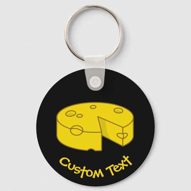 Llavero Keychain de queso amarillo (Anverso)