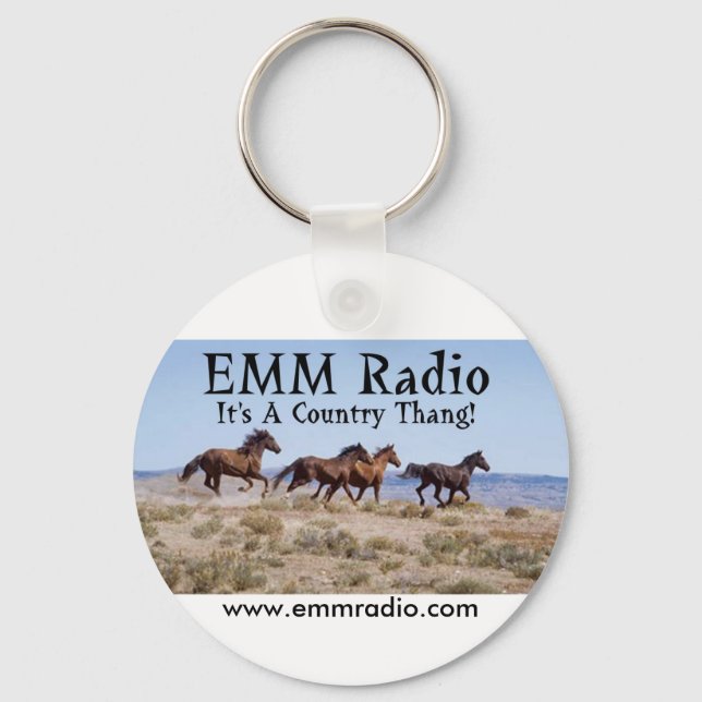 Llavero Keychain de radio EMM (Anverso)