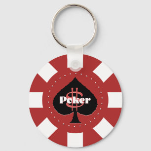Llavero Keychain de Red Poker