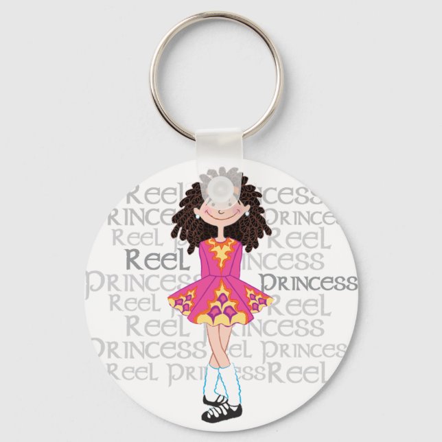 Llavero Keychain de Reel Brunette (Anverso)