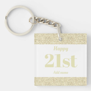 Llavero keychain de regalo de cumpleaños personalizado de