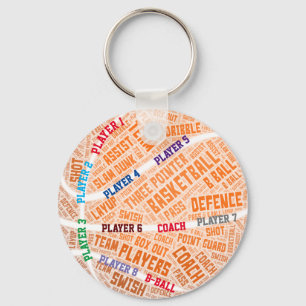 Llavero Keychain de regalo de entrenador del equipo de bal
