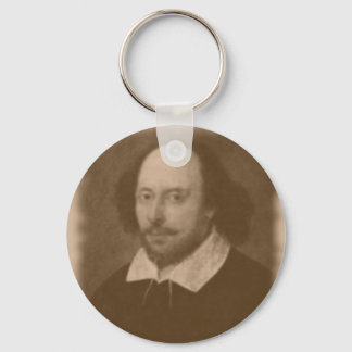 Llavero Keychain de retrato de Shakespeare