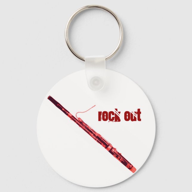 Llavero Keychain de Rock Out Bassoon (Anverso)