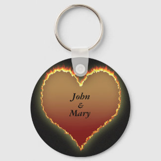 Llavero Keychain de romance cardíaco personalizado