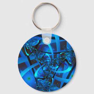 Llavero Keychain de Rosas azules
