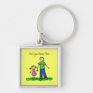 Llavero Keychain de rubios Chicas de papá (nombres persona