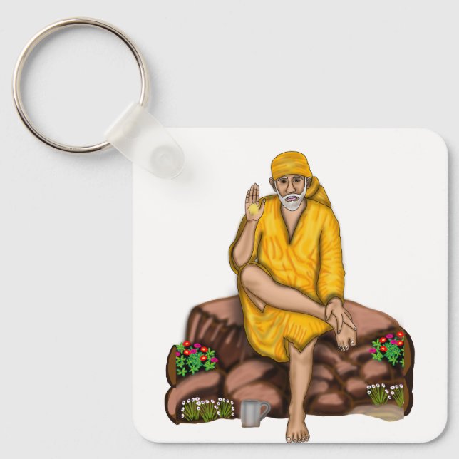 Llavero Keychain de Sai Baba (Anverso)