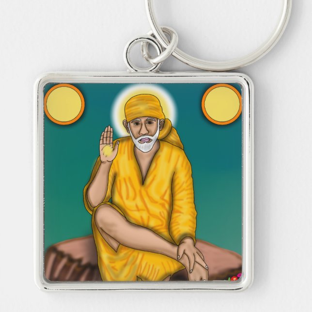 Llavero Keychain de Sai Baba (Frente)
