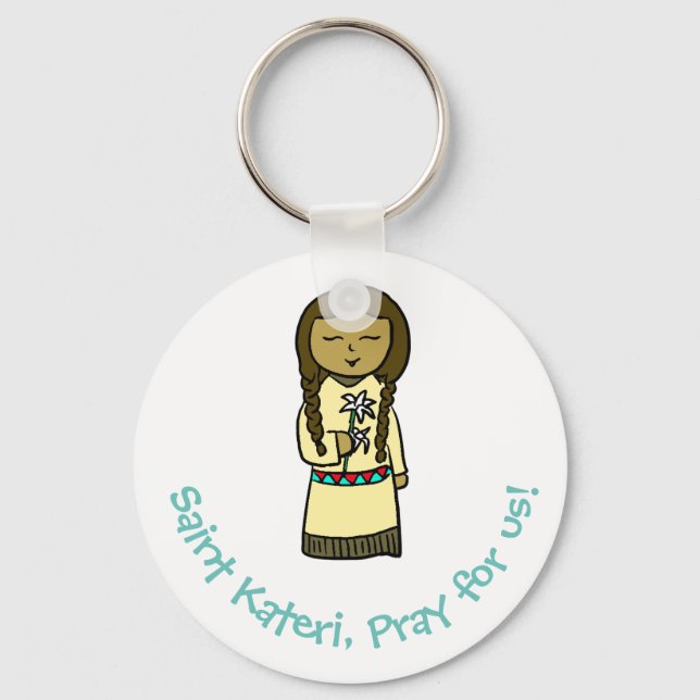 Llavero Keychain de Saint Kateri (Anverso)