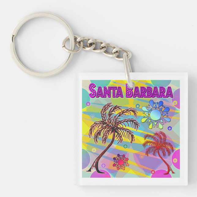 Llavero Keychain de Santa Barbara Happy y Hope (Frente)
