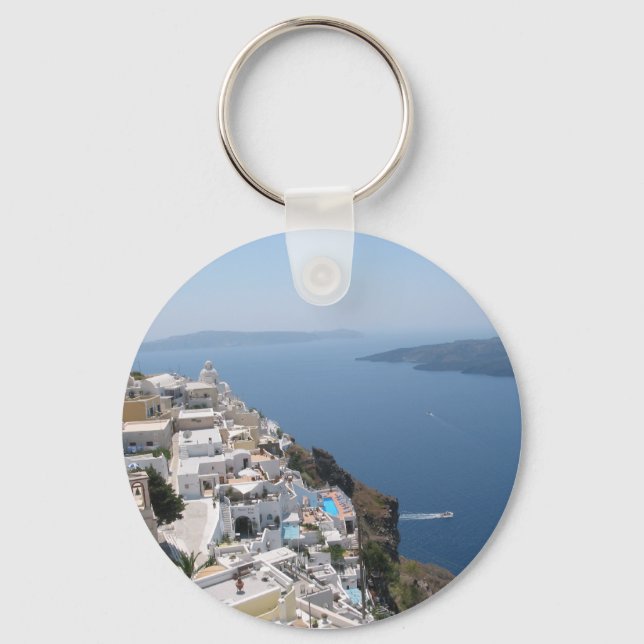 Llavero Keychain de Santorini (Anverso)