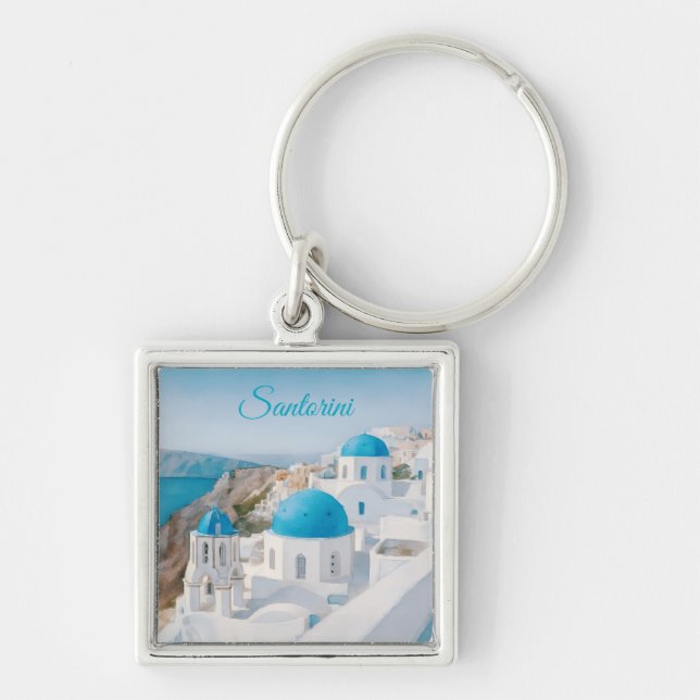 Llavero Keychain de Santorini (Frente)